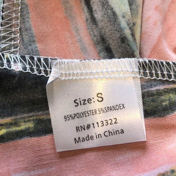 🆕OCEAN BLUE multicolor vertical print dress - Picture 9 of 9